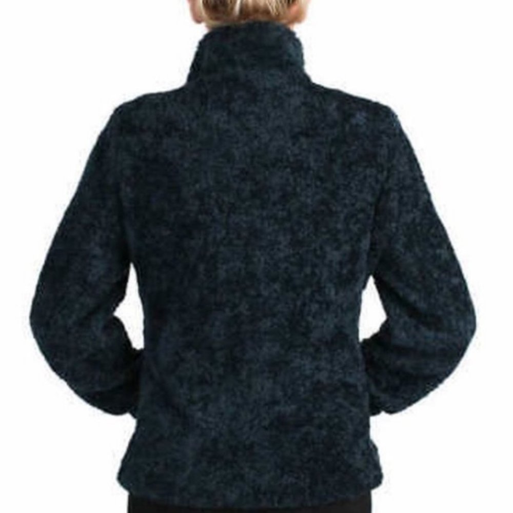 Pendleton Women Fuzzy Full Zip Jacket Teddy Plaid XL - Picture 4 of 10